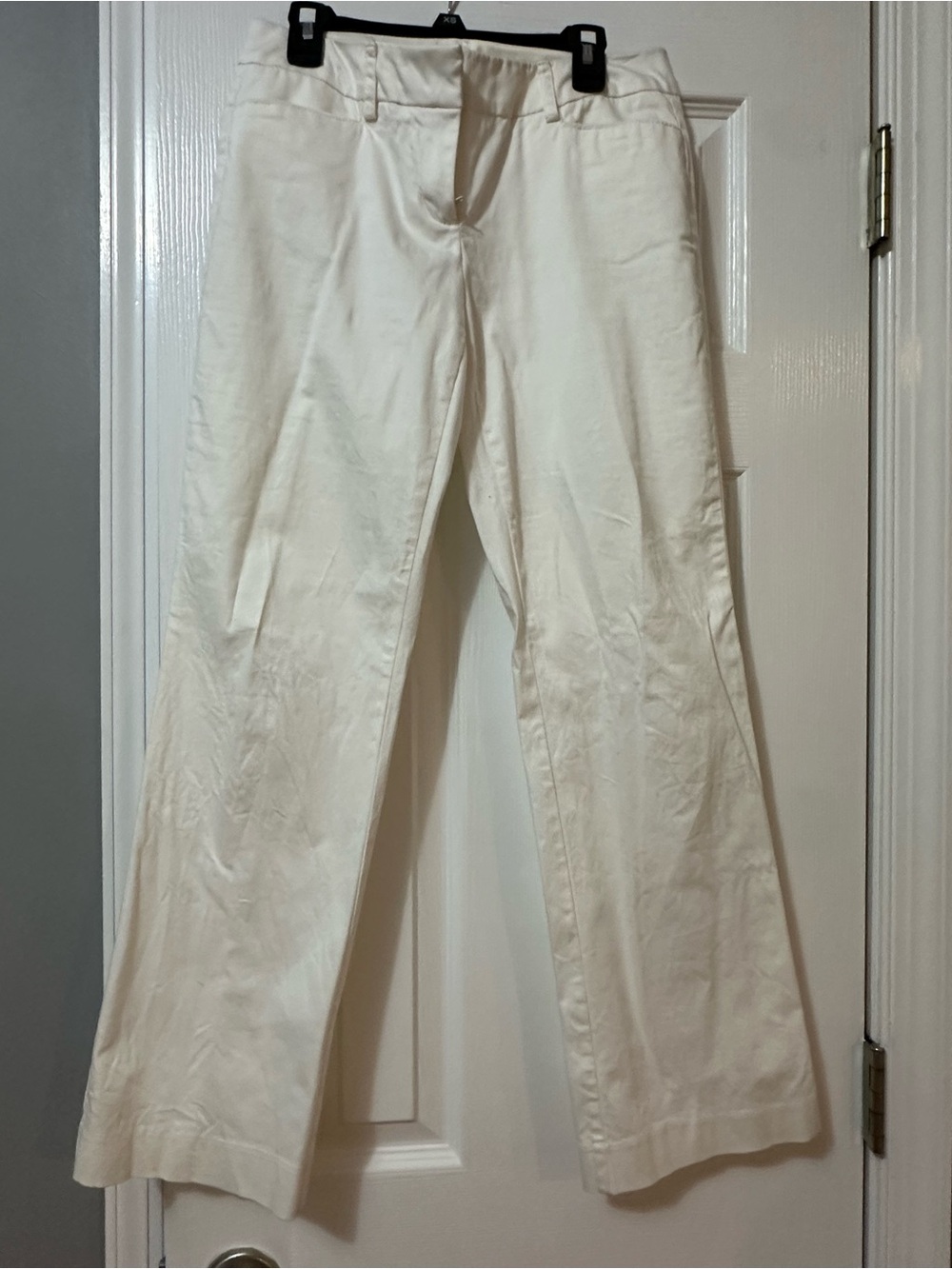 NY&Company Women's White Straight -Leg Trouser Pant- 2P